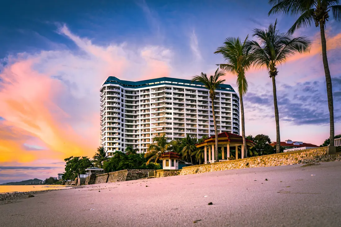 Beach resort hotel