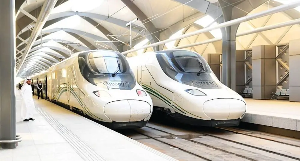 Haramain high-speed train between Makkah and Madinah
