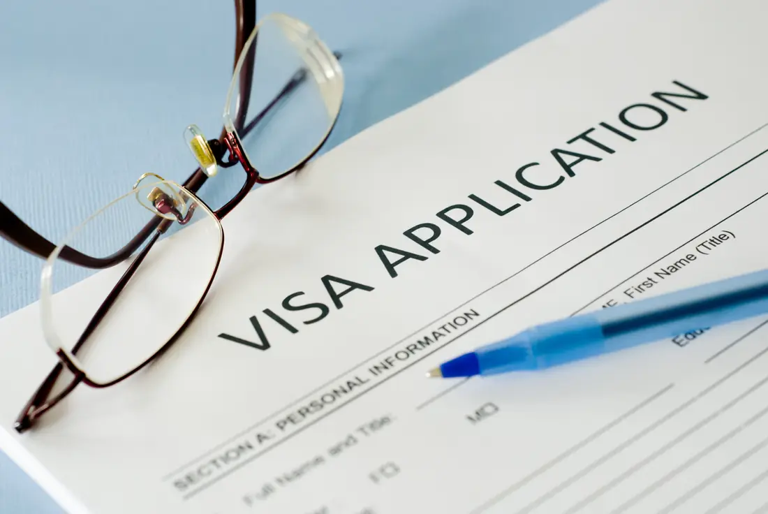 Visa application form